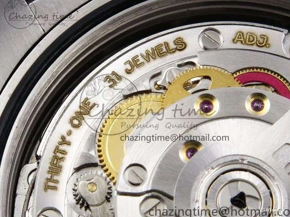 Bracelet DayDate Green President Steel (Gain Arabic VR3255 SS JDF Weight) Dial V3 904L on 40 0103